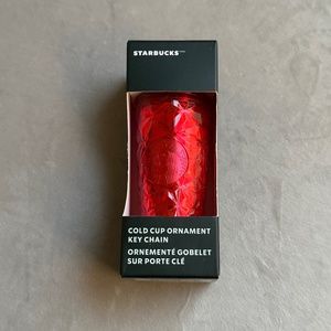Starbucks Red Jeweled Keychain/Ornament Holiday 2023